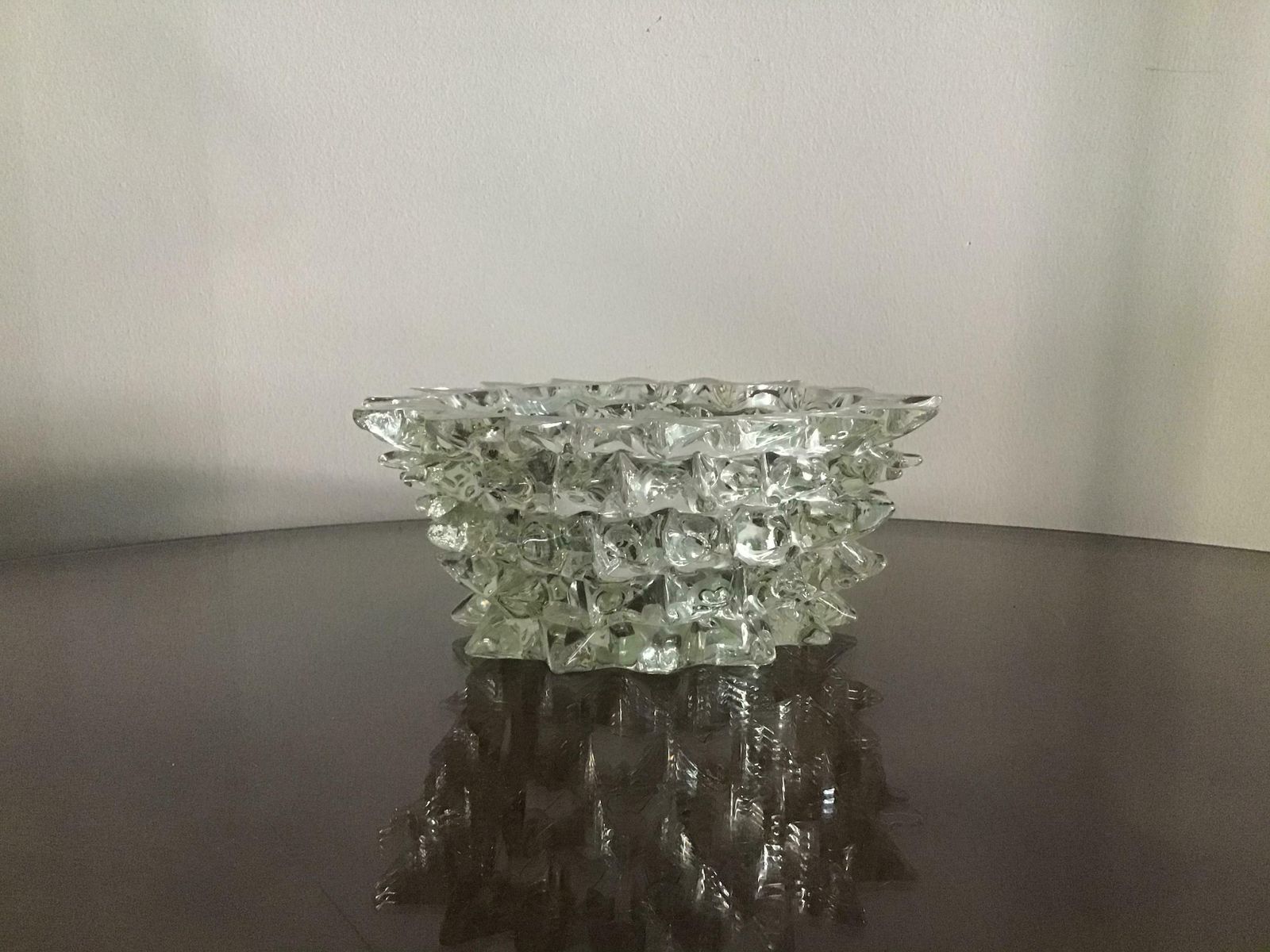 Barovier E Toso Murano Glass Rostrato Centrepiece 1940 Italy photo for sale
