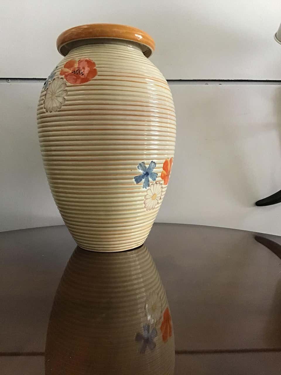 Pucci Umbertide Vase /Umbrella Stand Ceramic, 1950, Italy photo vintage
