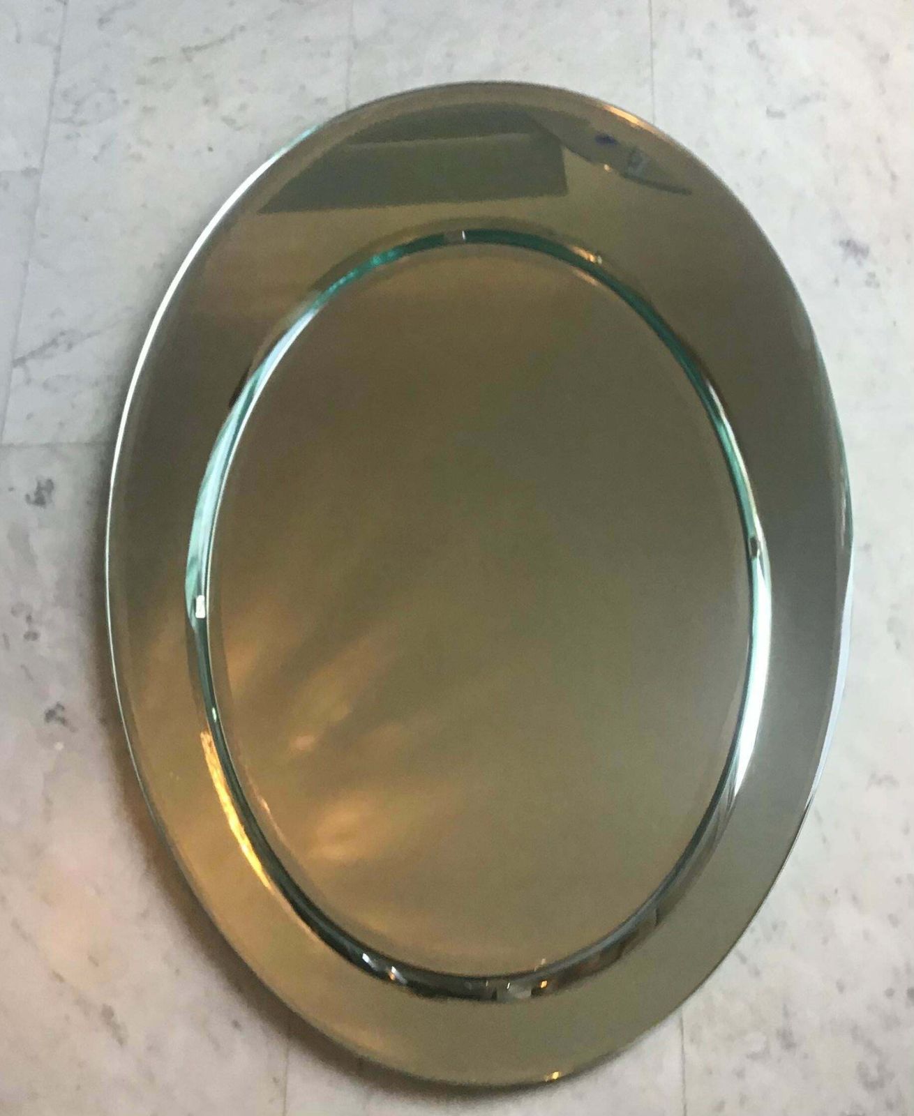photo buy Cristal Arte Mirror Metal Crome Wood Mirrored Glass 1970 Italy