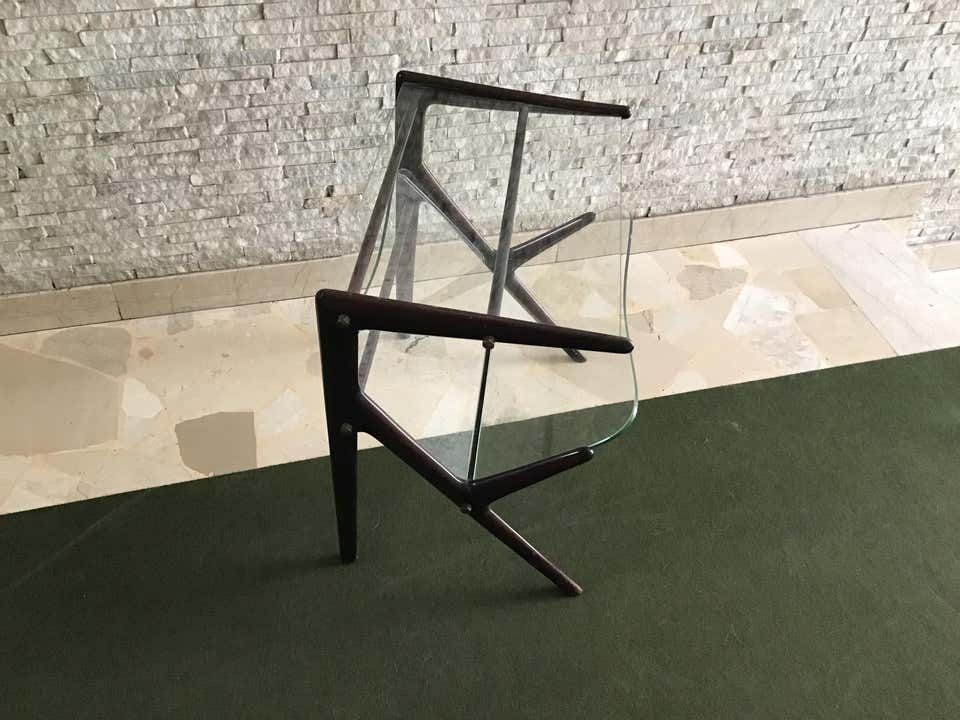photo furniture Ico Parisi Magazine Table Wood Brass, 1950, Italy