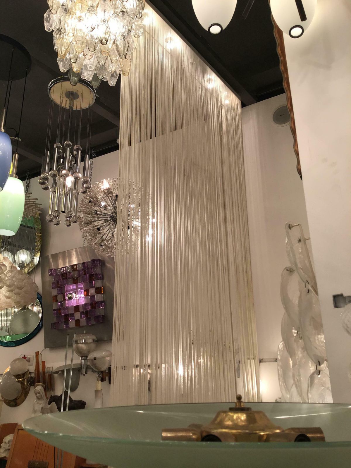 photo furniture Mariyo Yagi For Syrrah #Garbo # Chandelier 1976 Nylon Metal Italy