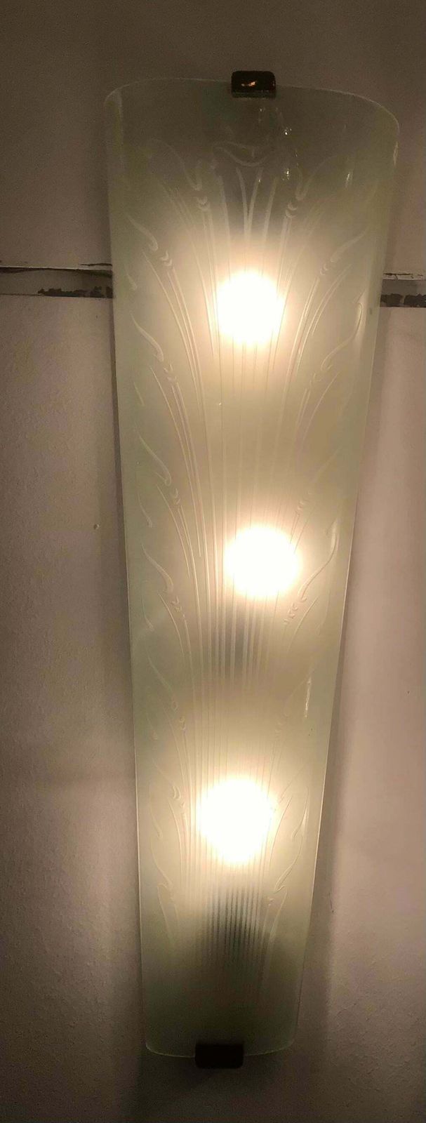 Fontana Arte Sconce Brass Wood Glass, 1930, Italy photo furniture