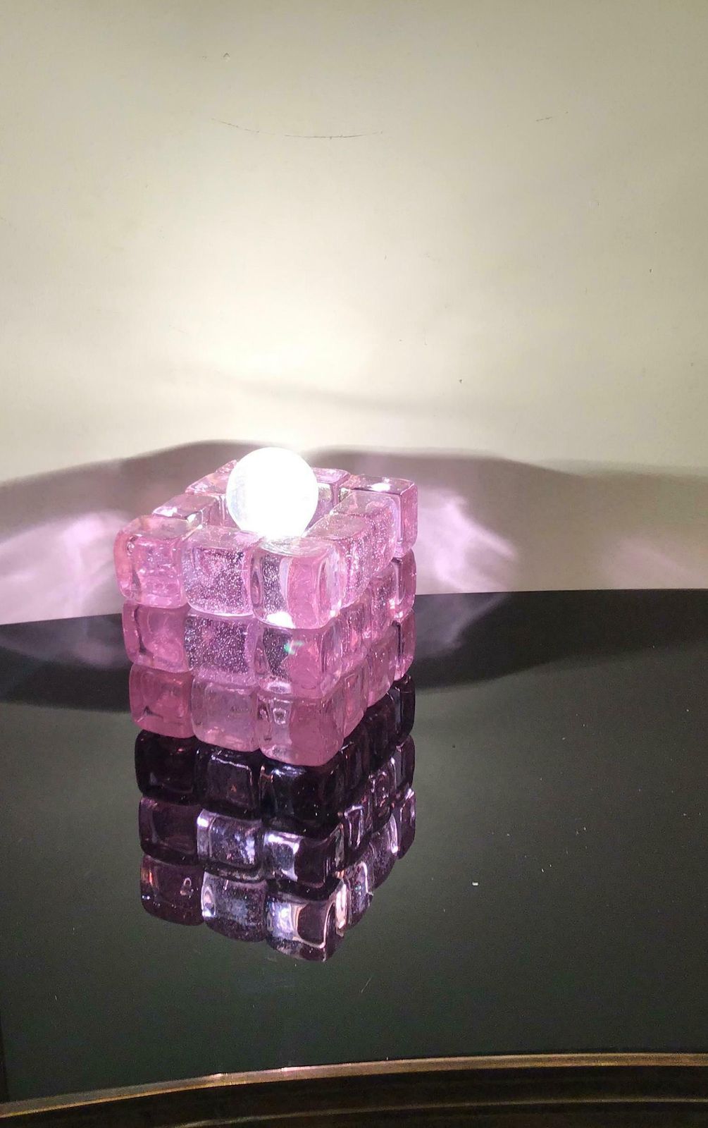 photo furniture Poliarte Albano Poli Table Lamp Murano Amethyst Murano Glass 1960 Italy