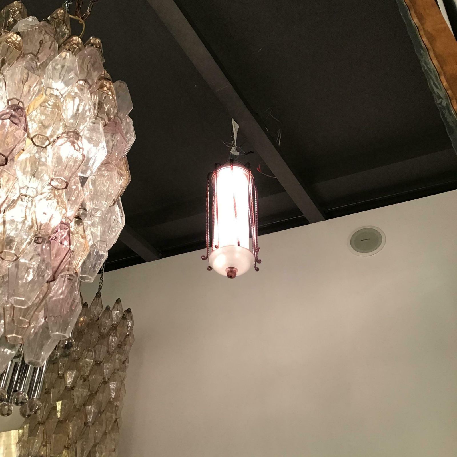 Toso Chandelier Murano Glass Iron, 1930, Italy photo 7385.0