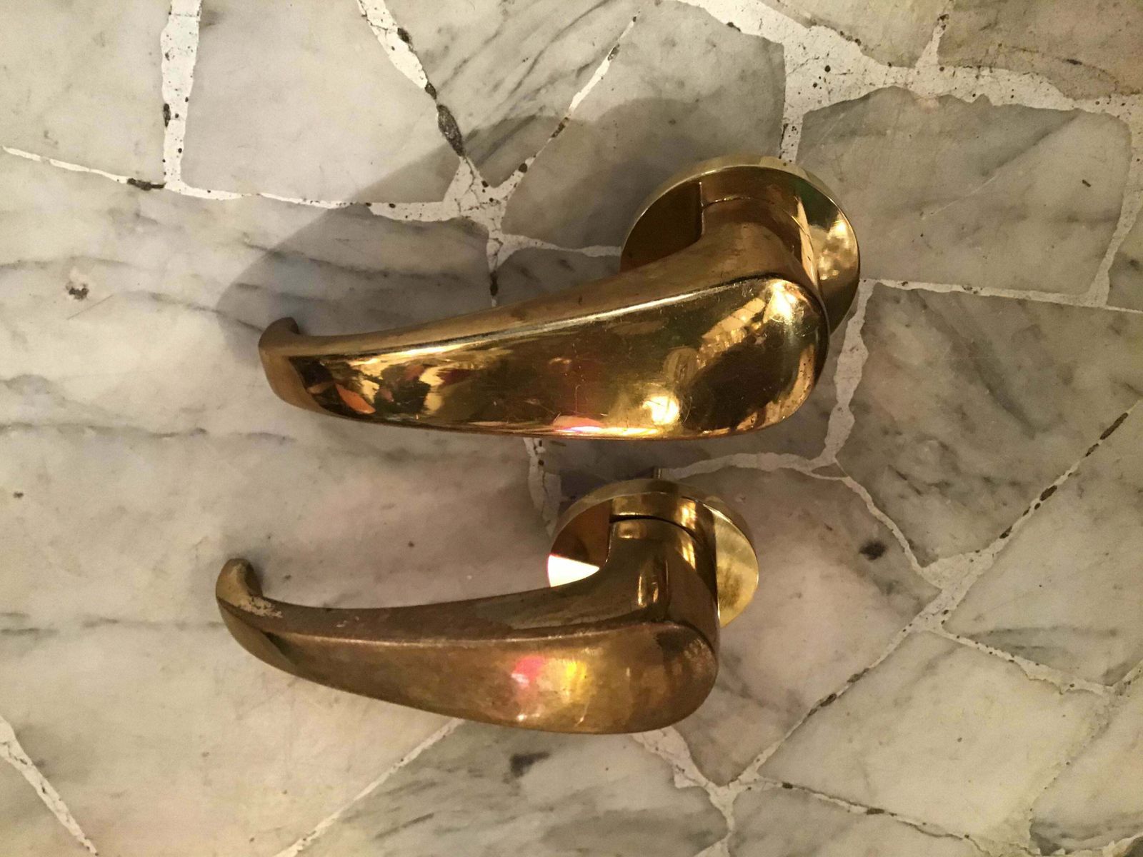 Gio’ Ponti Handles Brass, 1950, Italy photo for sale