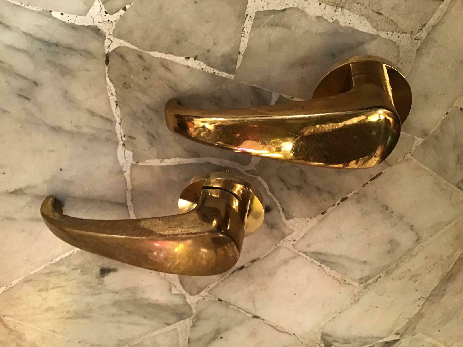 Gio’ Ponti Handles Brass, 1950, Italy photo buy