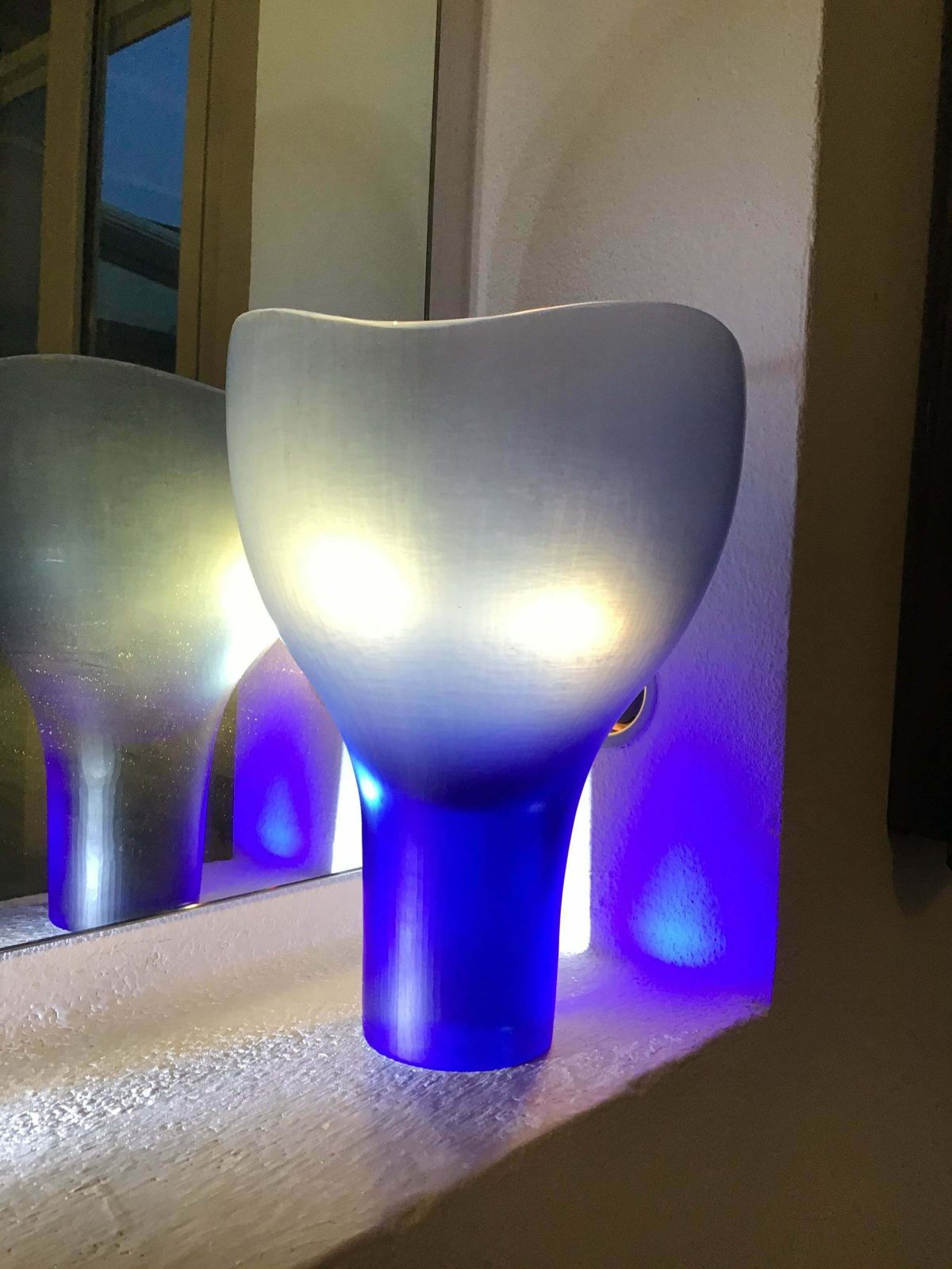 Tobia Scarpa “ Venini “ Vase Murano Battuto, 1959, Italy photo vinterior