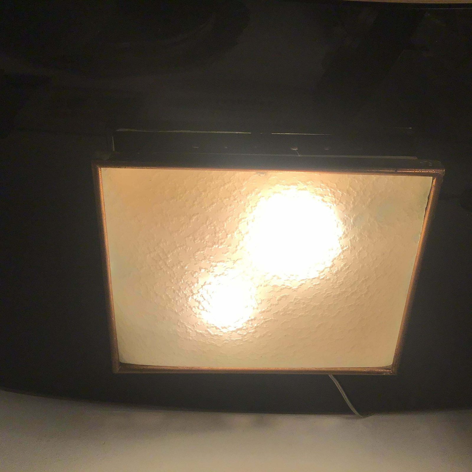 Stilnovo Sconce/Ceilling Light Brass Glass Metal 1950 Italy photo buy