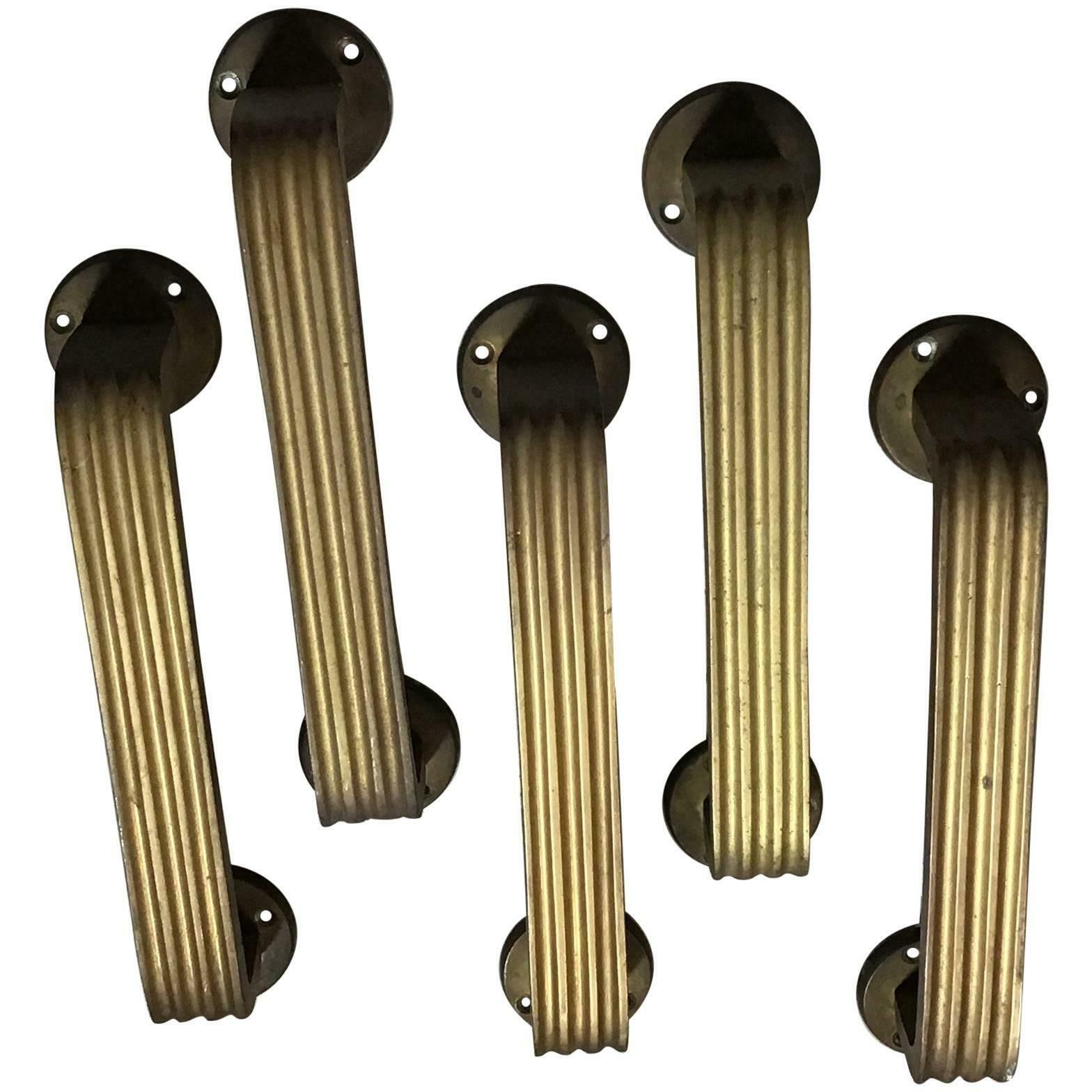 Handles N.5 Brass Italy 1950, 1950s