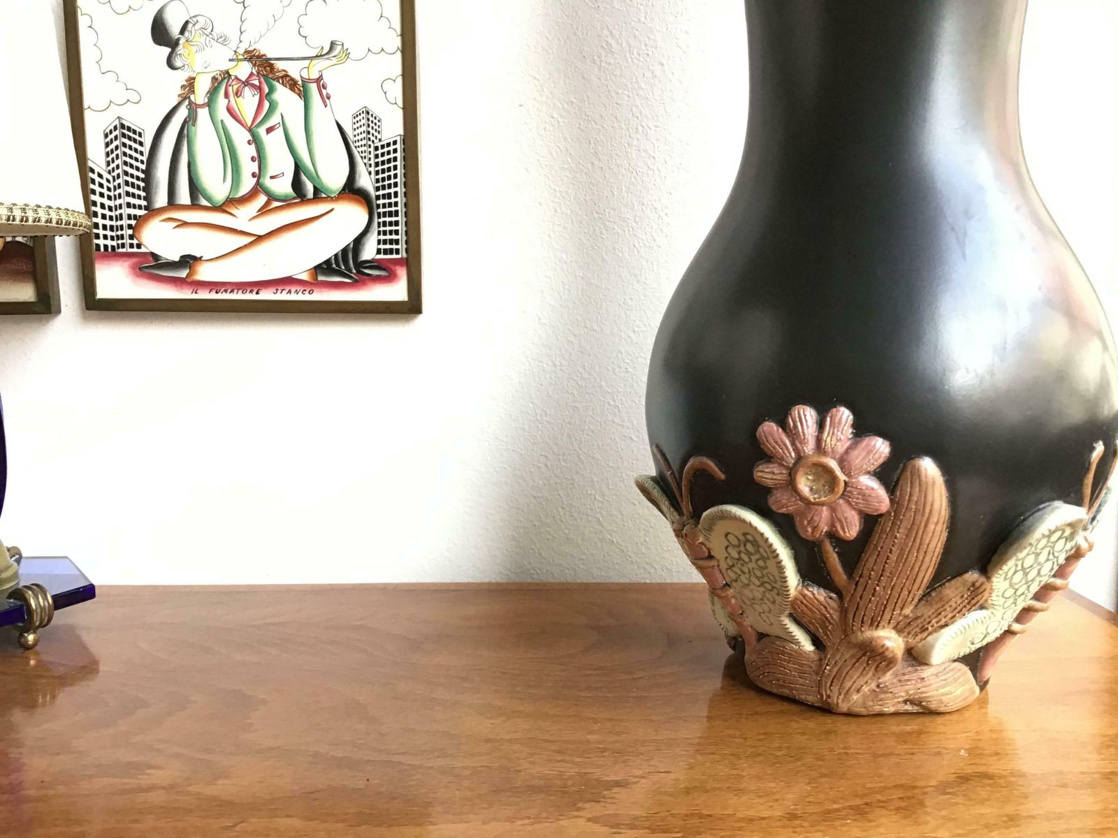 Richard Ginori Giovanni Gariboldi Ceramic Vase, 1950, Italy photo furniture