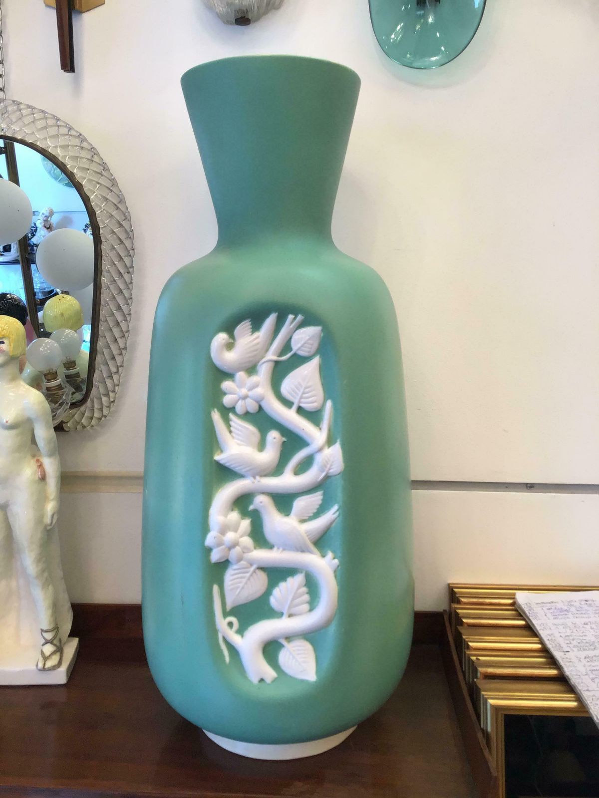 photo furniture Richard Ginori Giovanni Gariboldi Vase Ceramic 1938 Italy