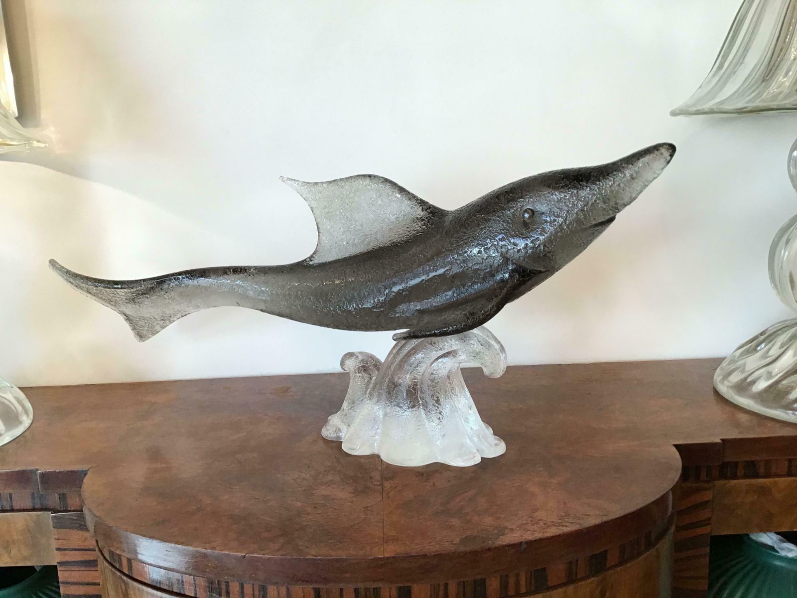 Livio Seguso “Dolphin” Murano Glass, 1955, Italy photo Art