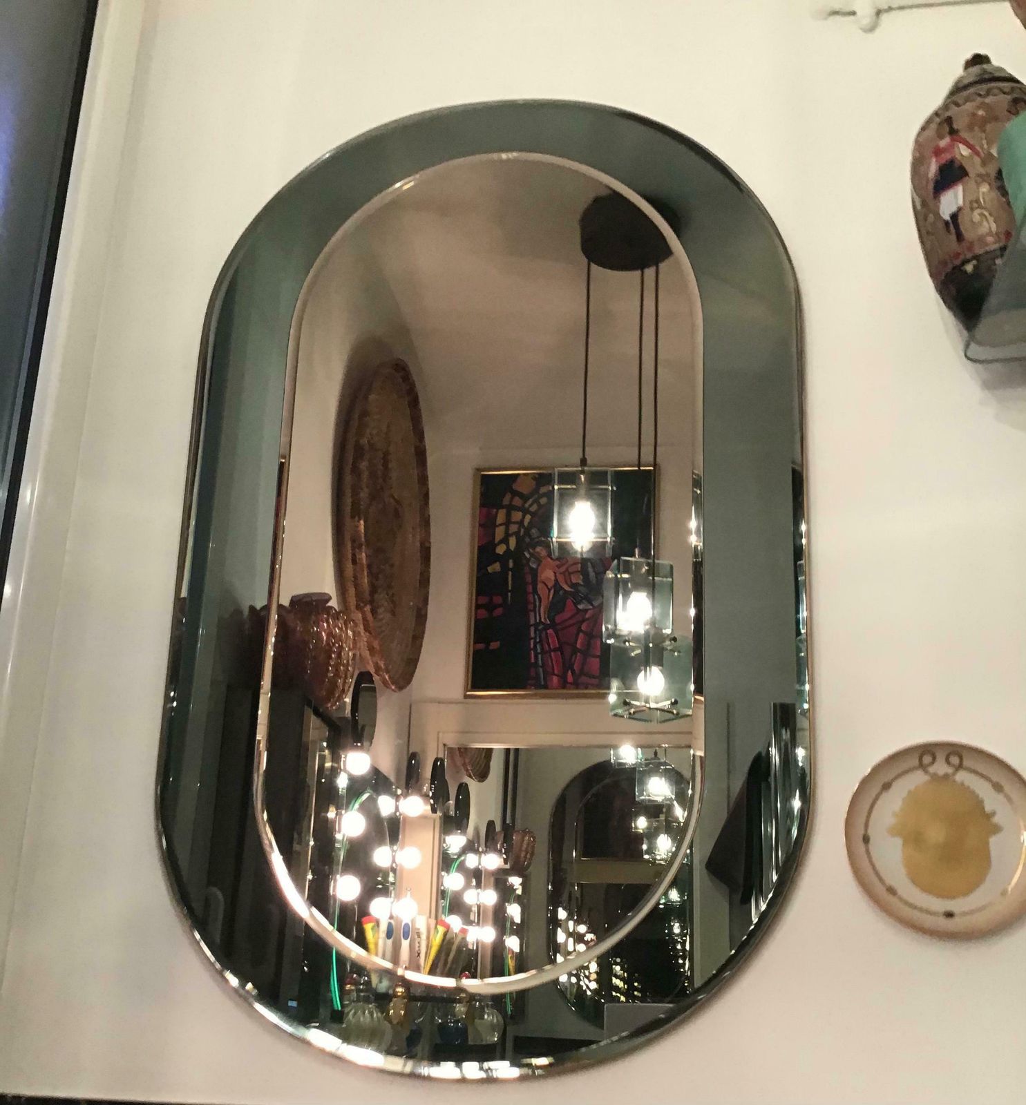 photo vinterior Cristal Arte Mirror Glass Wood, 1955, Italy