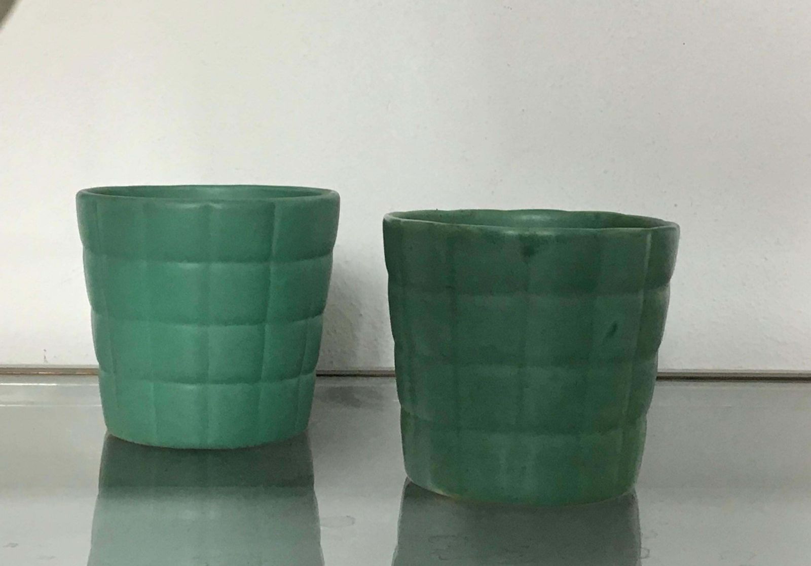 Richard Ginori Giovanni Gariboldi Couple Vase Ceramic, 1950, Italy photo vinterior