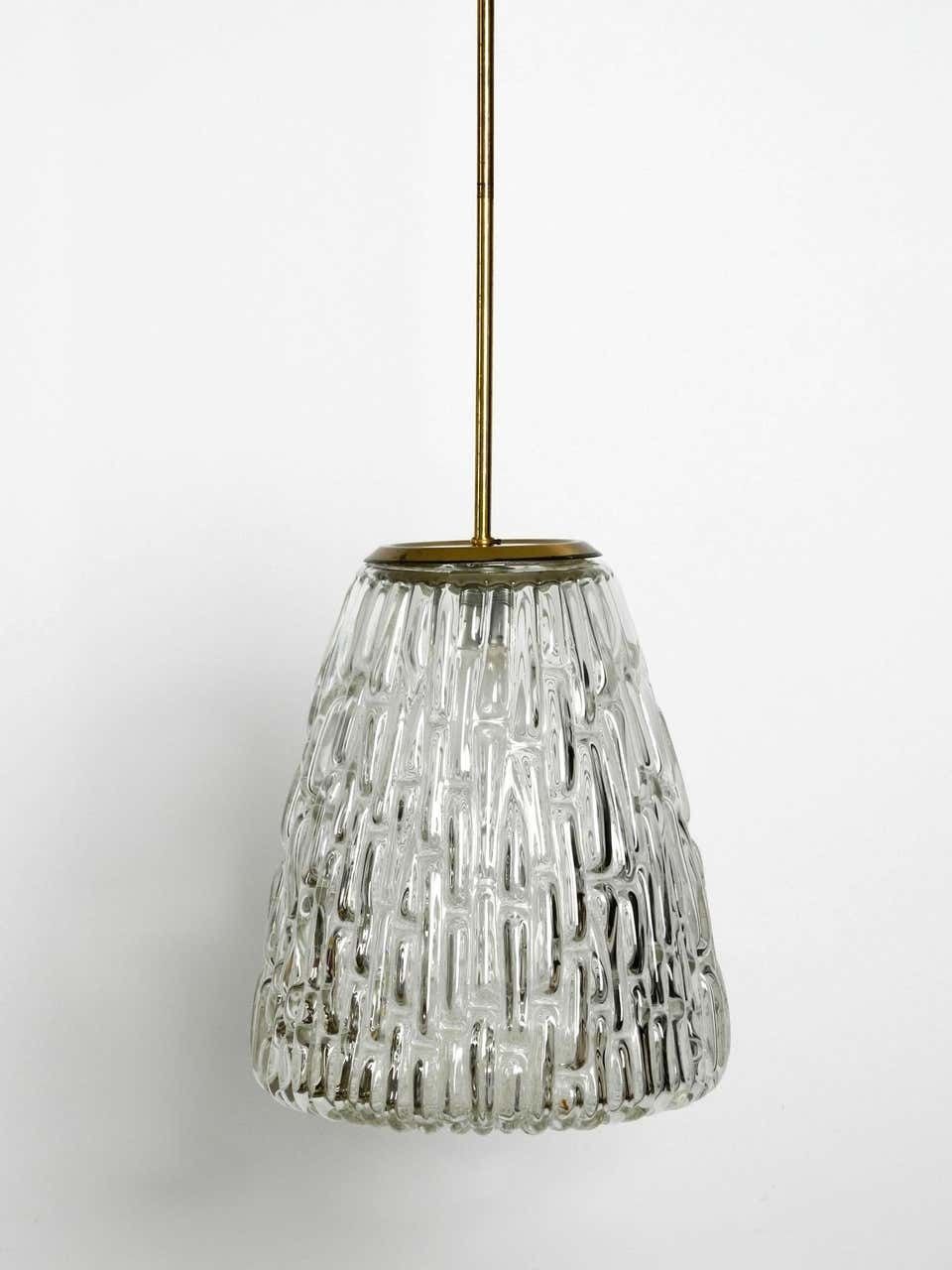 Extremely Rare And Heavy Midcentury Glass Pendant Lamp By Rupert Nikoll Vienna photo furniture
