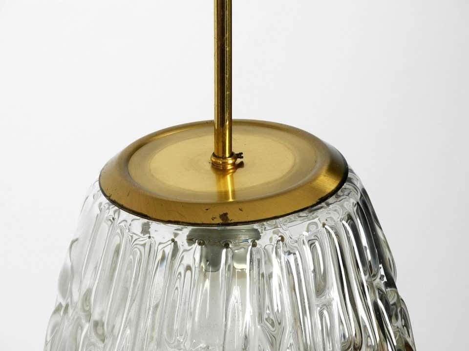 Extremely Rare And Heavy Midcentury Glass Pendant Lamp By Rupert Nikoll Vienna photo vinterior