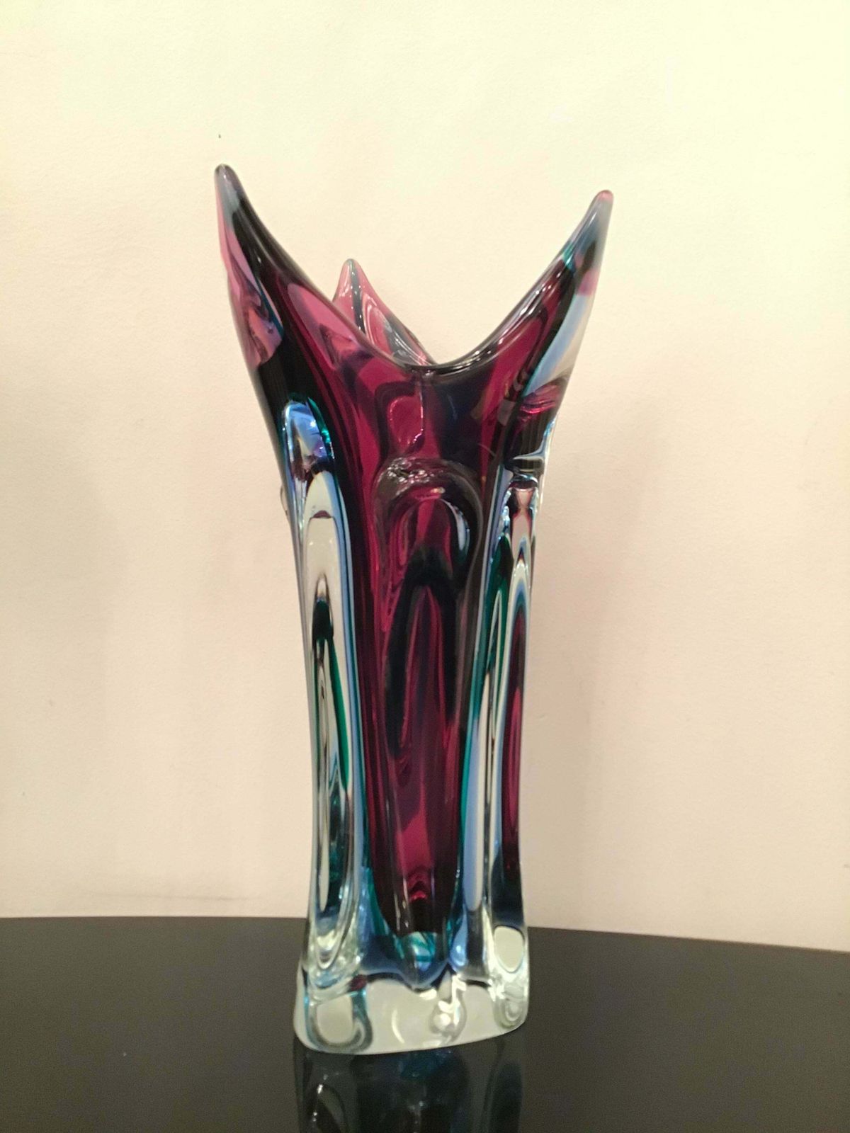 photo for sale Seguso Flavio Poli Vase Murano Glass 1950 Italy