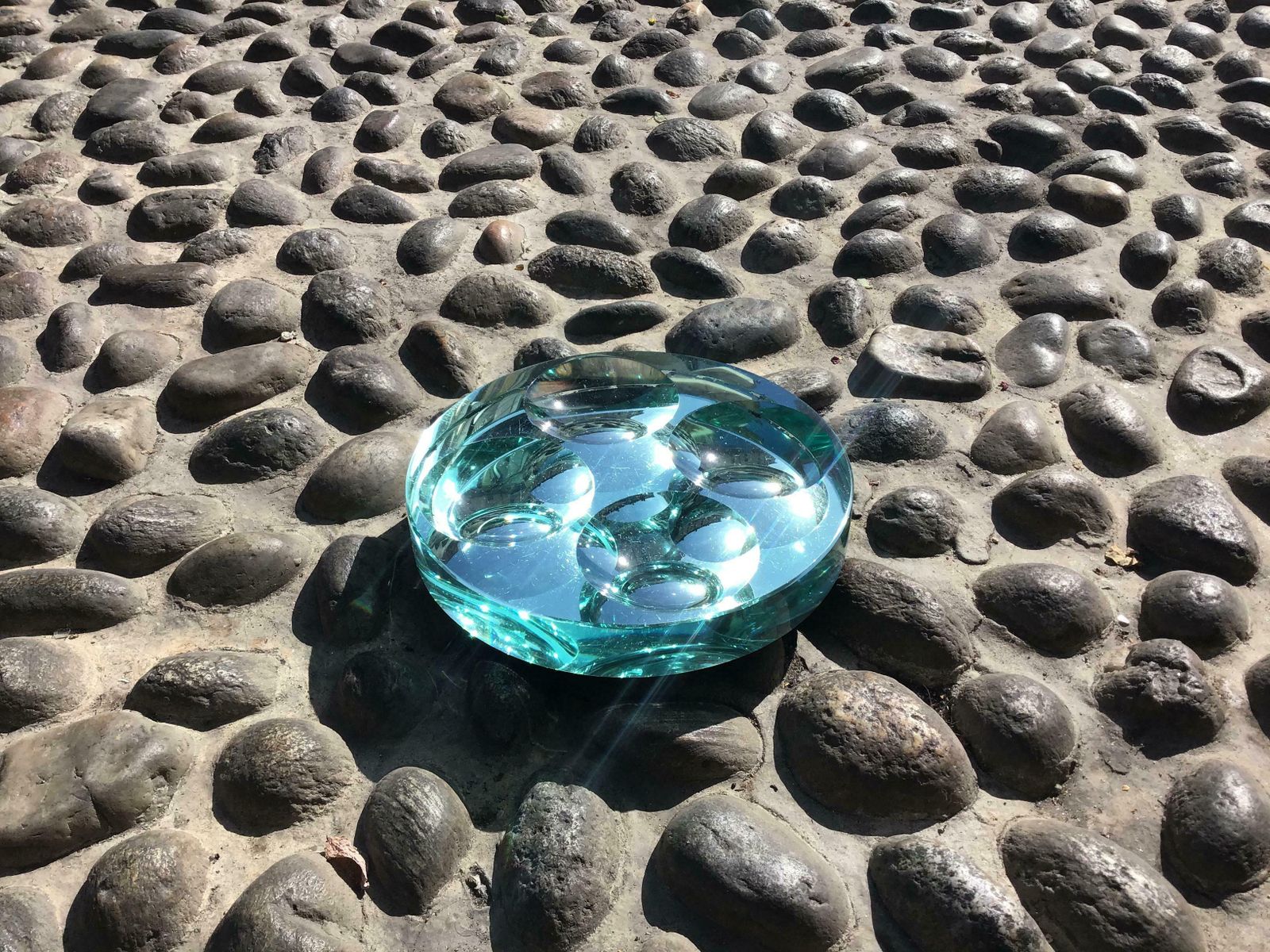 photo vintage Fontana Arte Ashtray/Centrepiece/Glass, 1950, Italy