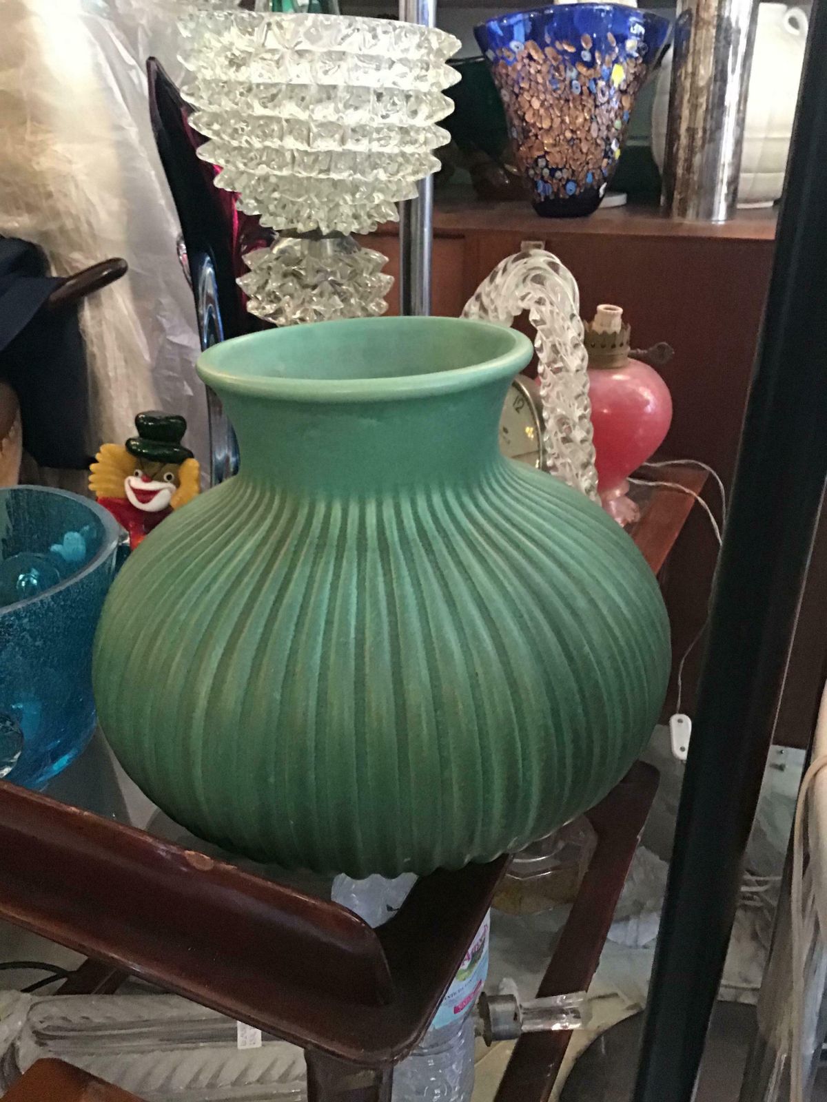Richard Ginori “Giovanni Gariboldi “ Vase Ceramic, 1940, Italy photo for sale