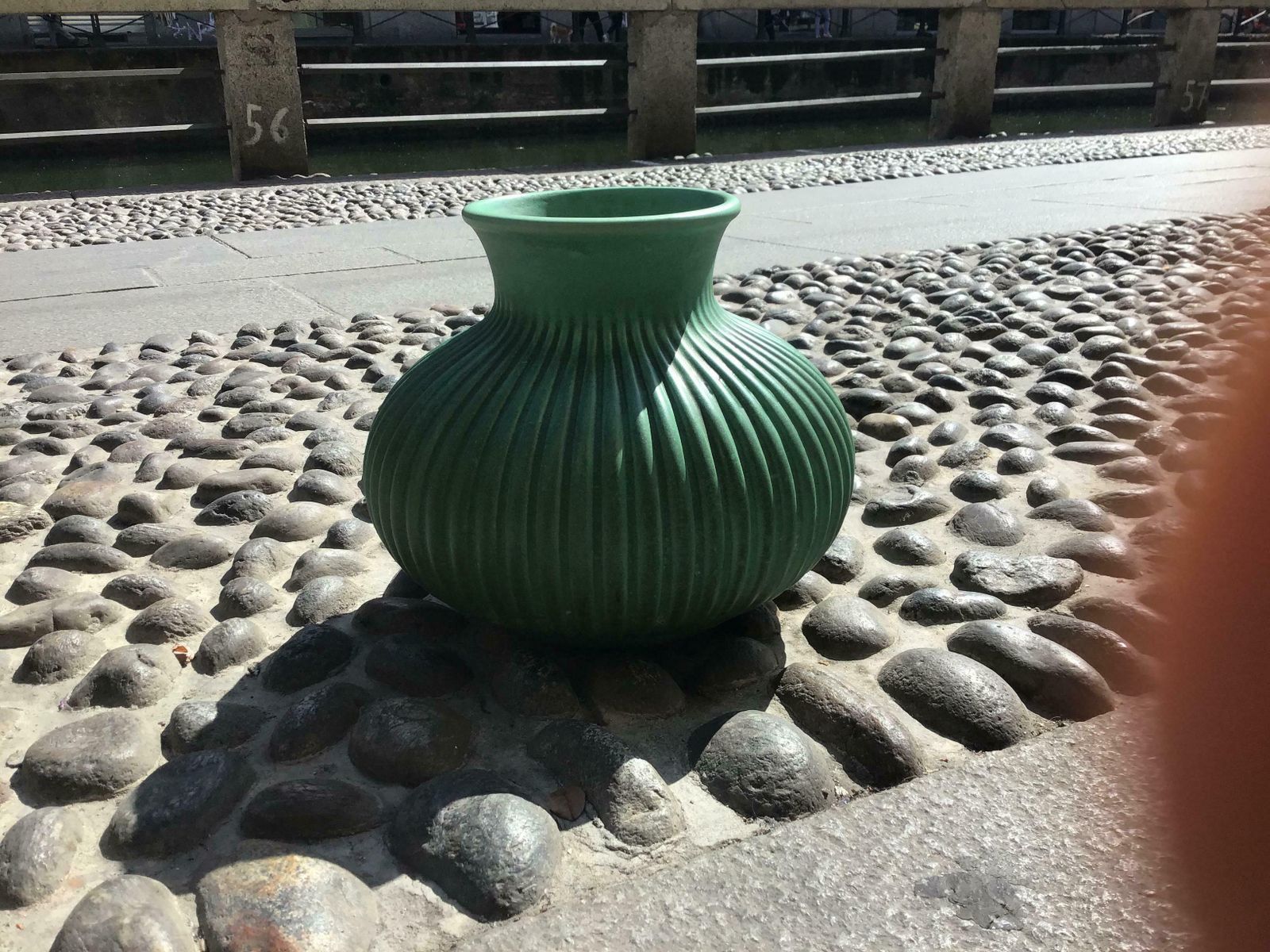 3164.0 Richard Ginori “Giovanni Gariboldi “ Vase Ceramic, 1940, Italy photo