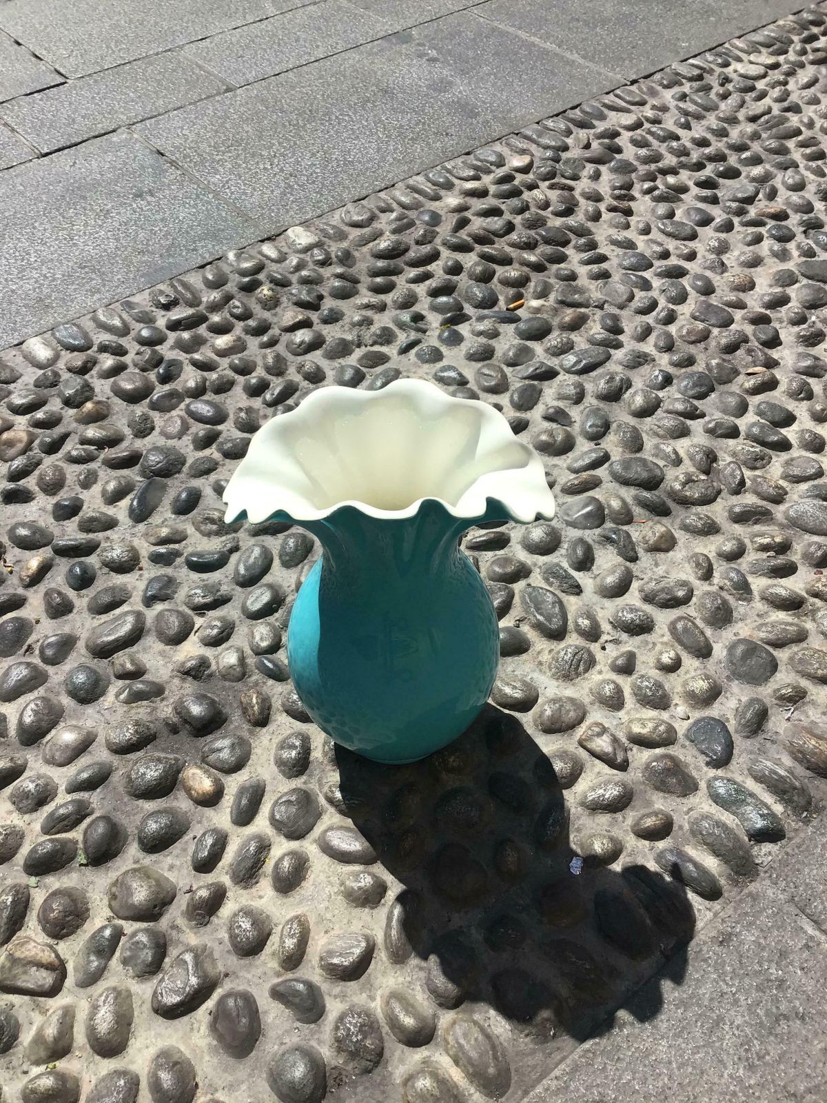 3164.0 Richard Ginori “Giovanni Gariboldi“ Vase Ceramic, 1950, Italy photo