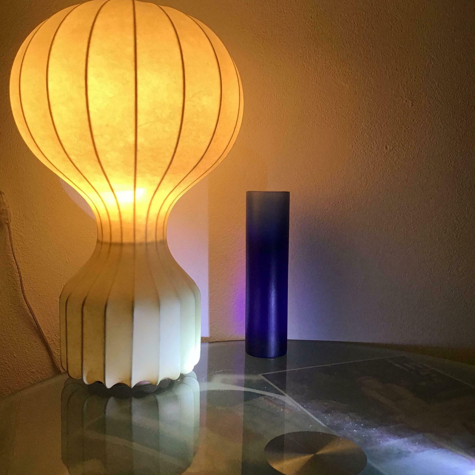 Venini “Battuto” Vase Murano Glass, 1959, Italy photo Home Decor