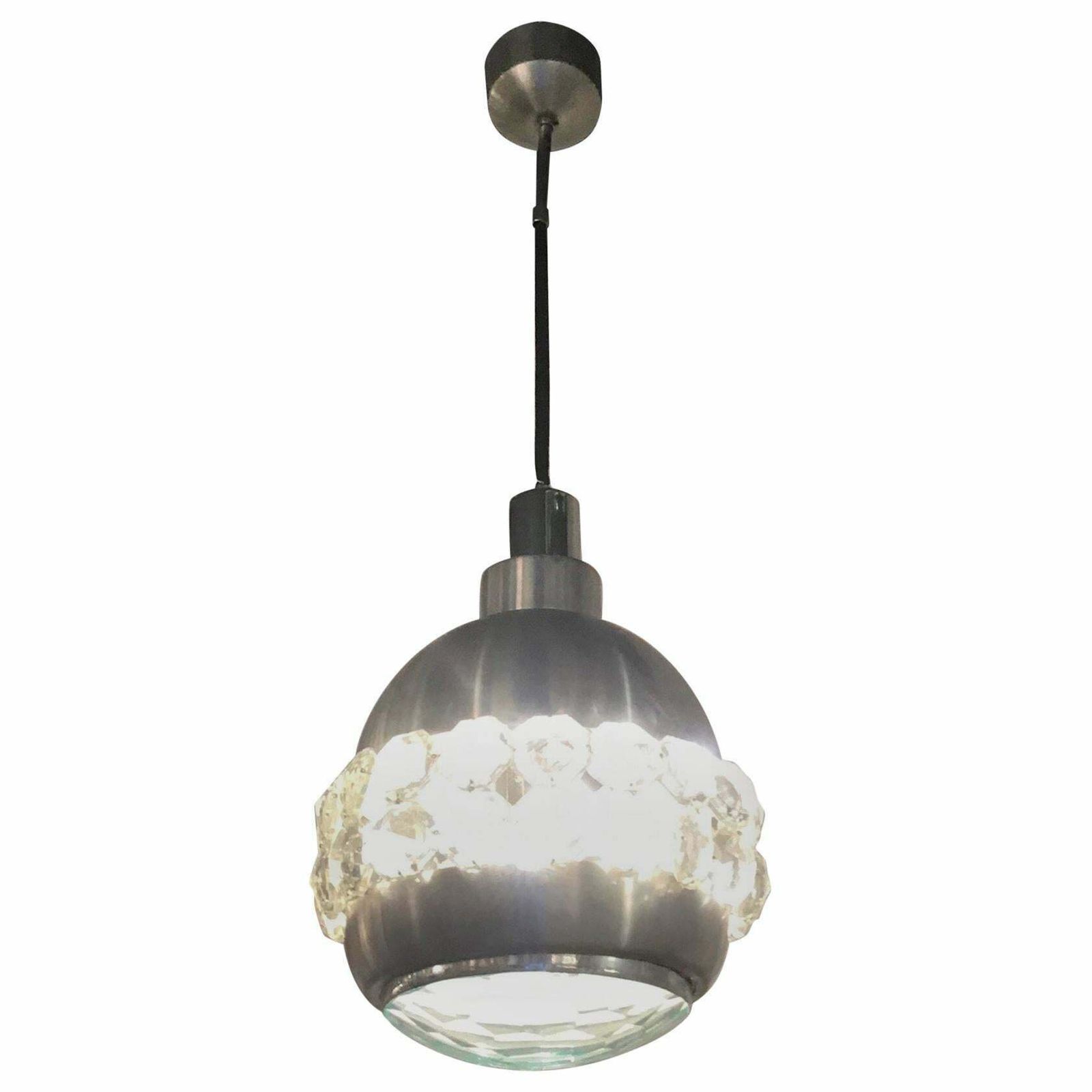2260.0 Cristal Art Chandelier Glass Metal, 1955, Italy photo