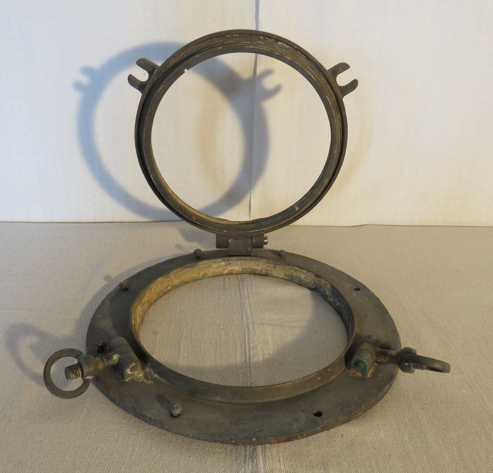 Bronze Porthole Ships Window Early 20th Century.
