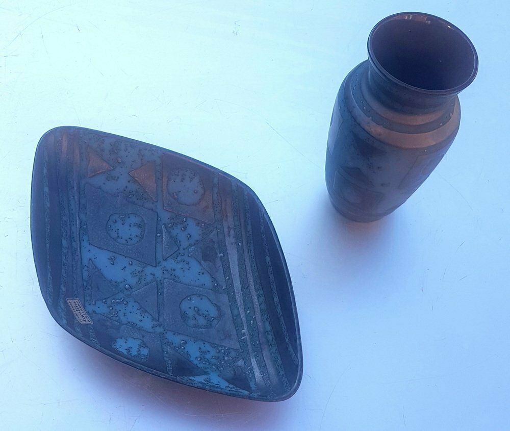 Mid Century Vase & Bowl Ankara From Carstens Tönnishof, 1960s, Set Of 2 photo furniture