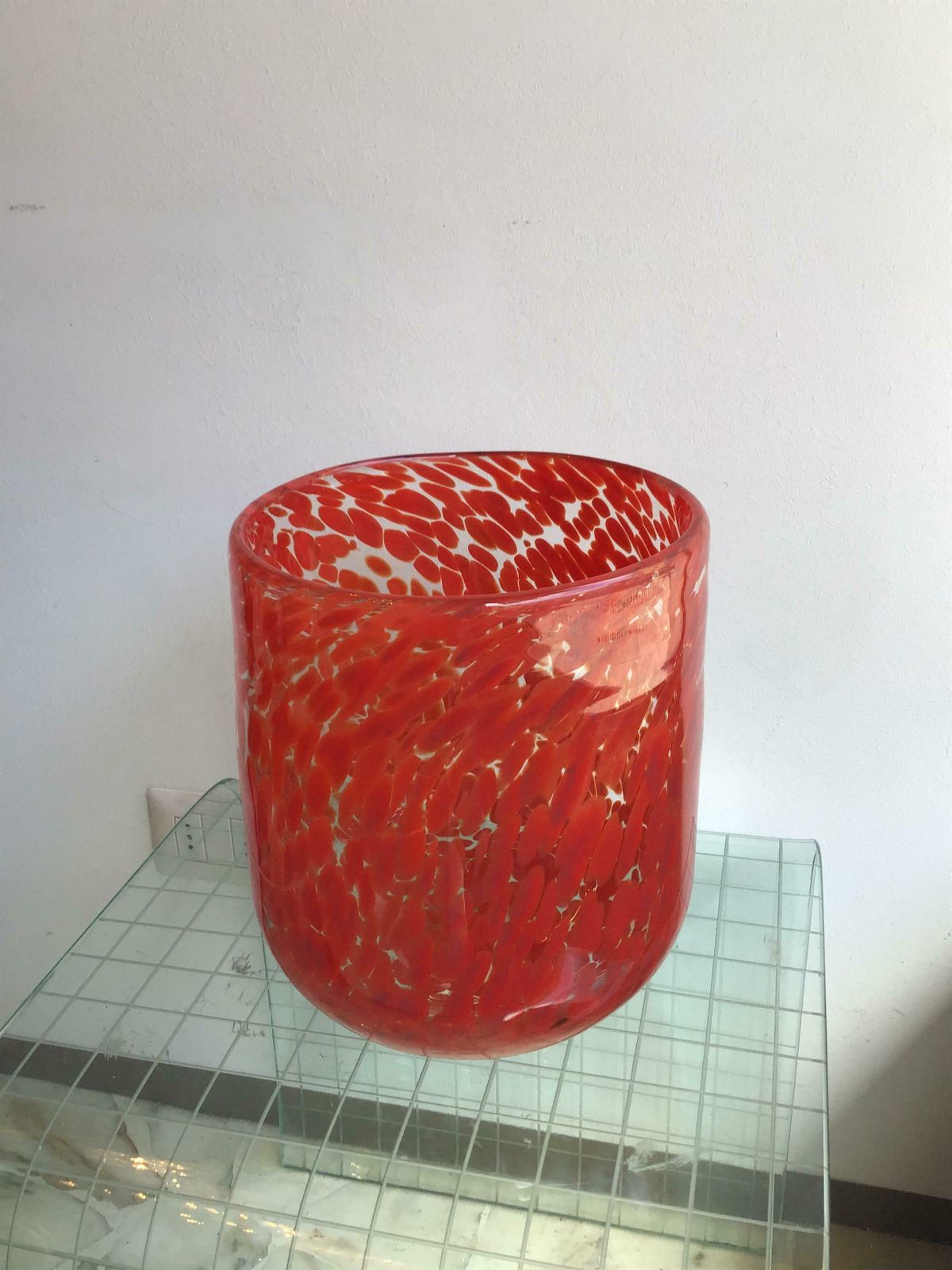 photo furniture Vistosi Vase Murano Glass, 1960, Italy