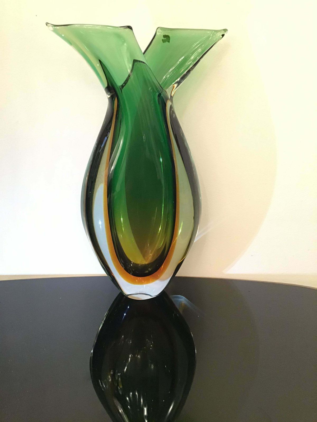 Seguso Vase Murano Glass, 1955, Italy photo 2260.0