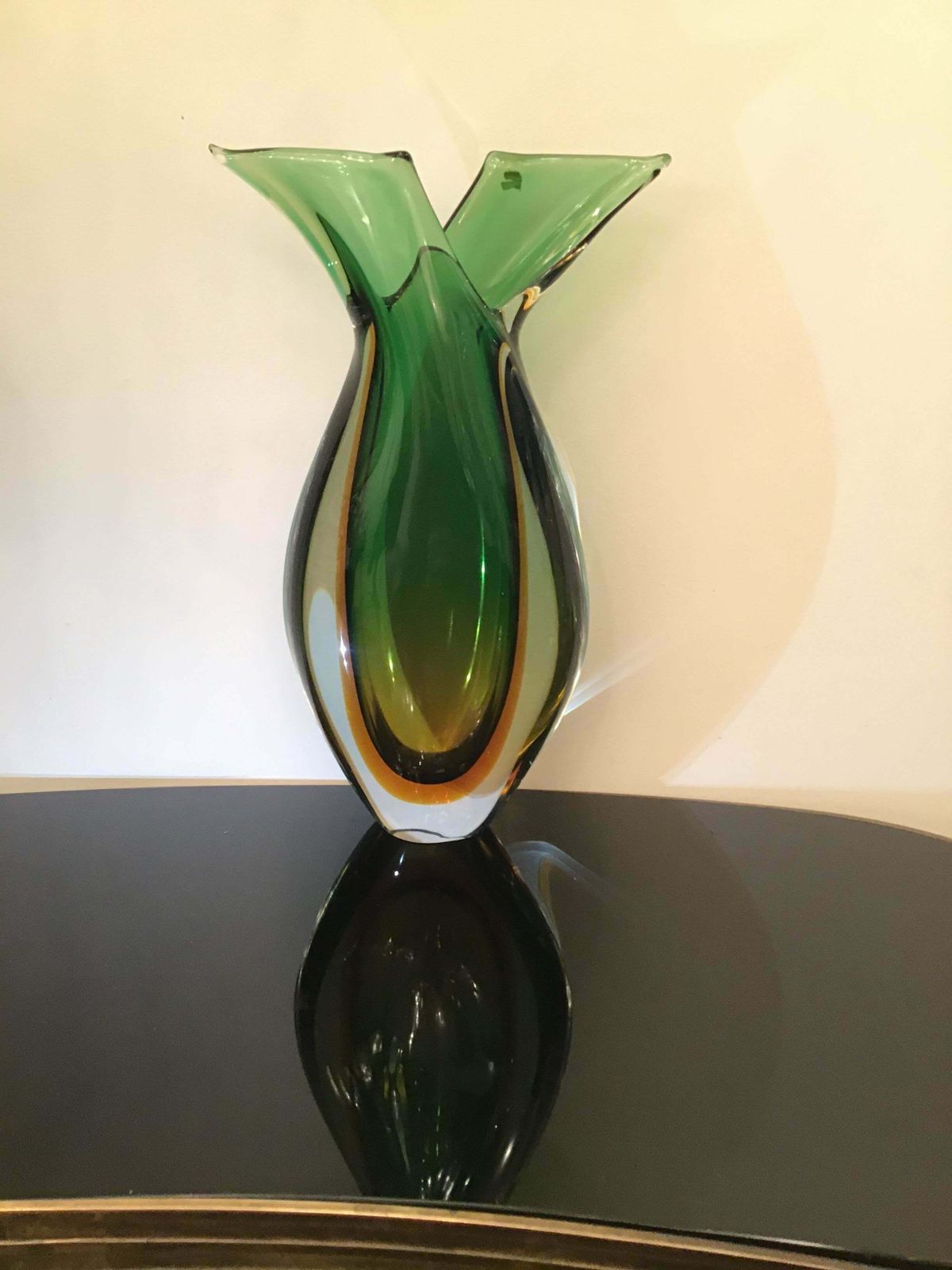 2260.0 Seguso Vase Murano Glass, 1955, Italy photo