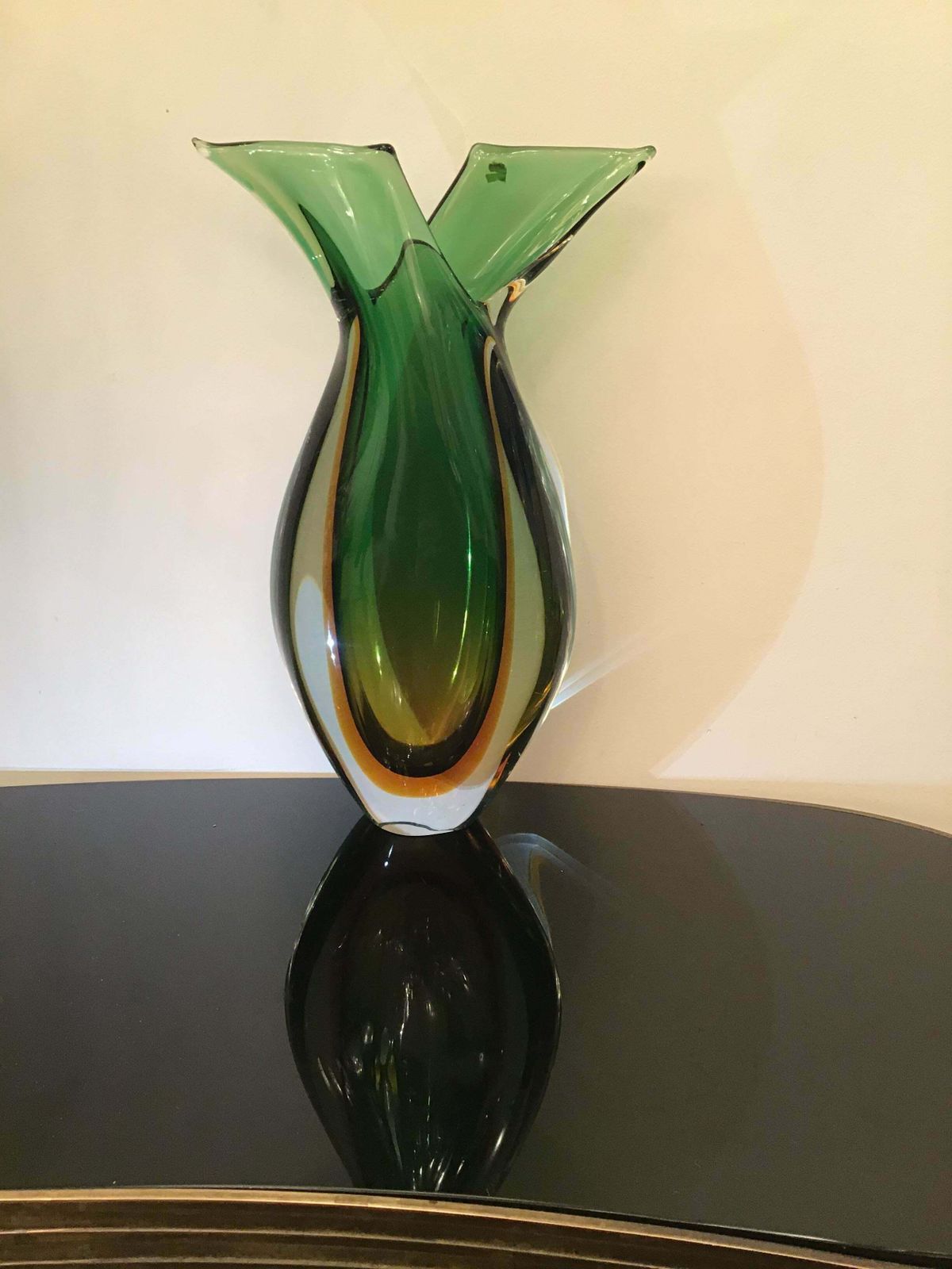 photo buy Seguso Vase Murano Glass, 1955, Italy