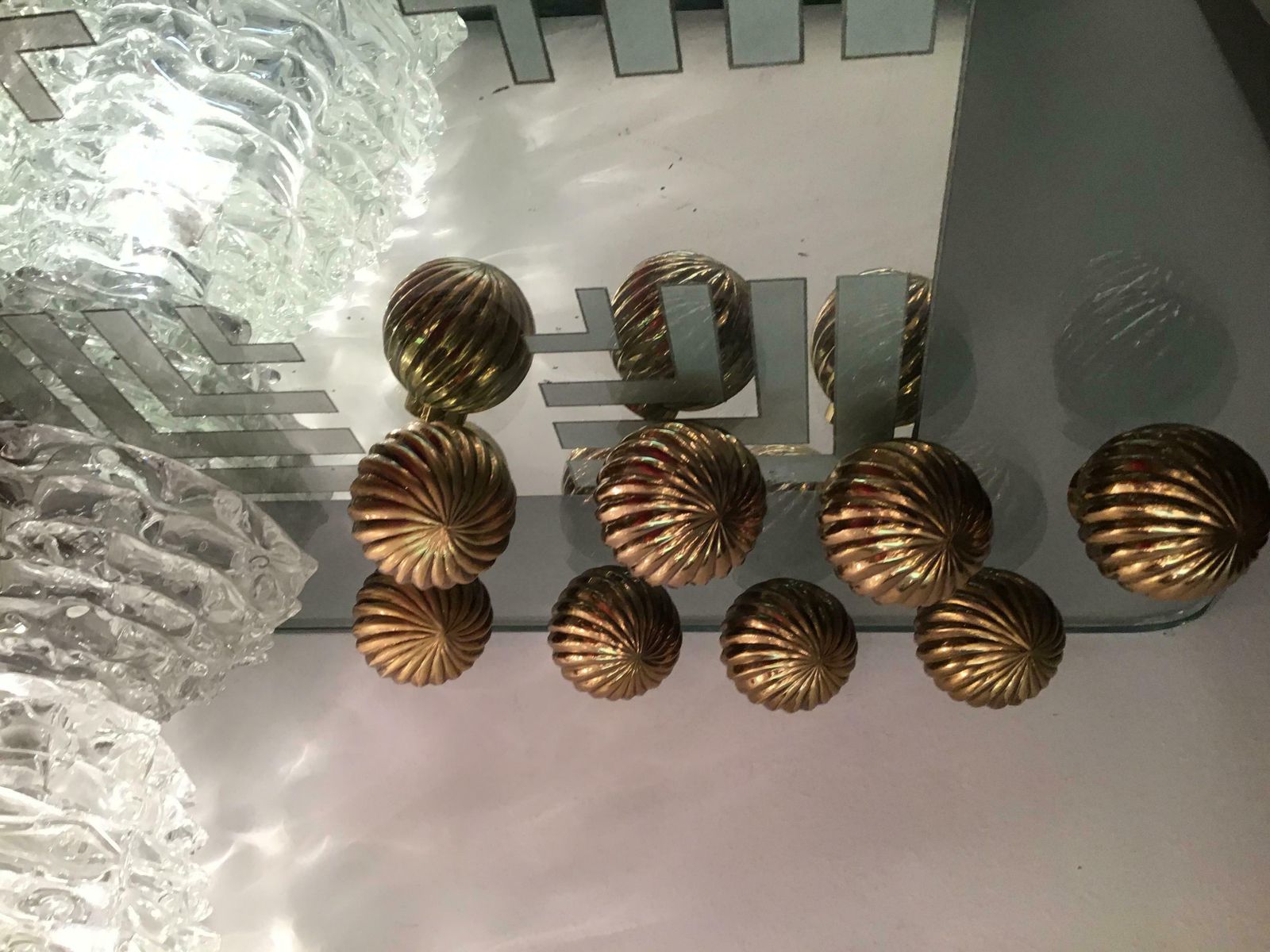 Paolo Buffa Handles Brass, 1940, Italy photo 814.0