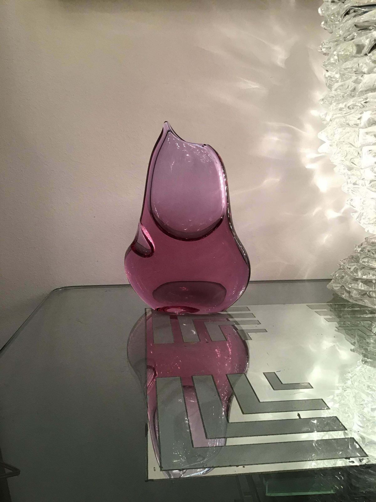 Seguso Vase Murano Glass 1950 Italy photo 1085.0