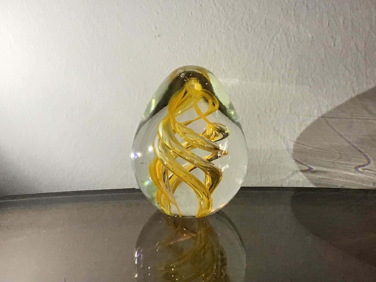 photo vinterior Seguso Paperweight Murano Glass 1950 Italy