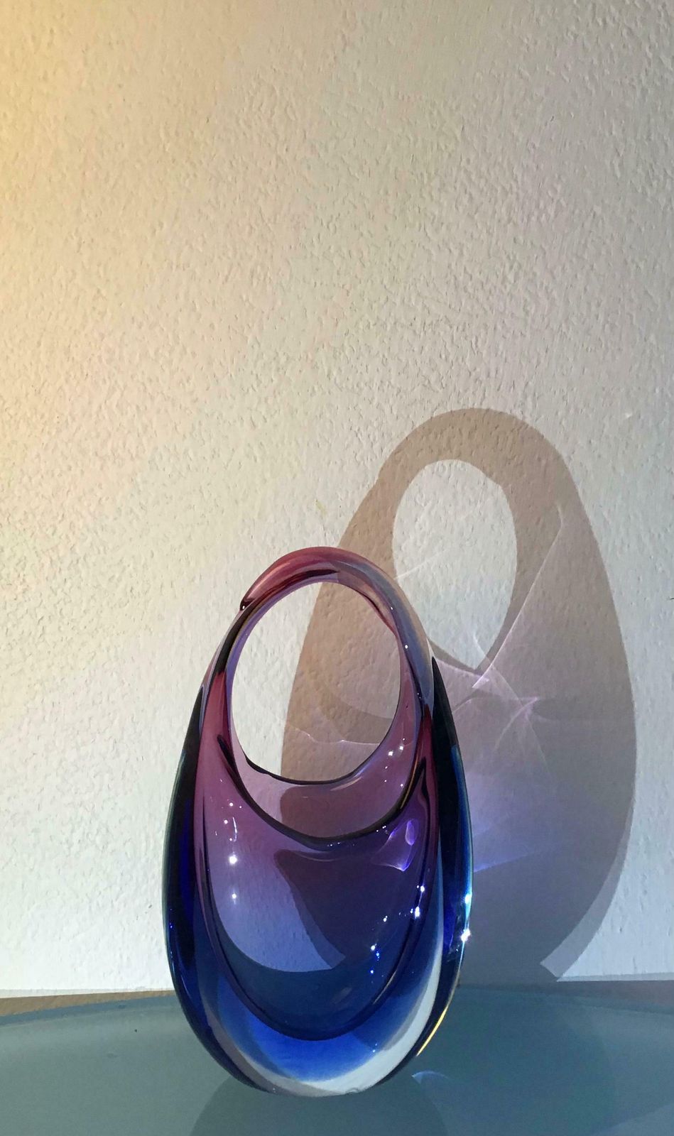 Flavio Poli Vase Murano Glass 1950 Italy photo buy