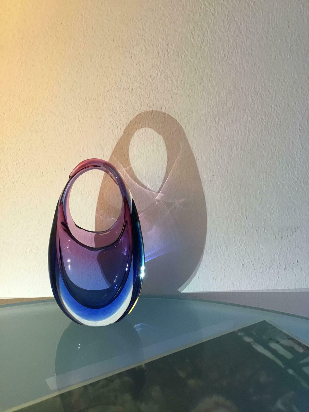 Home Decor Flavio Poli Vase Murano Glass 1950 Italy photo