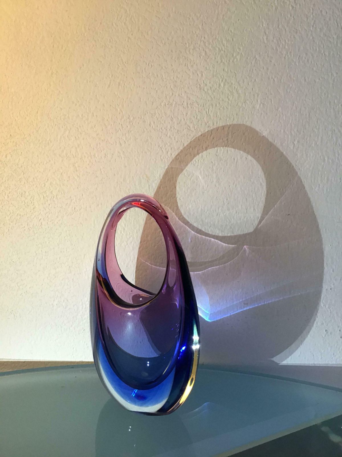 photo buy Flavio Poli Vase Murano Glass 1950 Italy