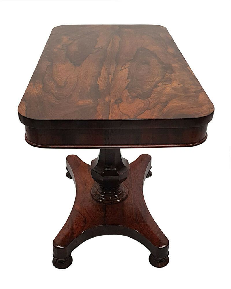 A Gorgeous Early 19th Century Fruitwood Occasional Or Centre Table photo for sale