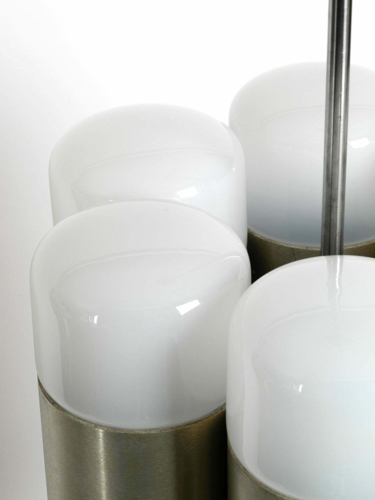 2846.0 Large Italian 1960s Space Age Ceiling Lamp With 13 Glasses By Goffredo Reggiani photo