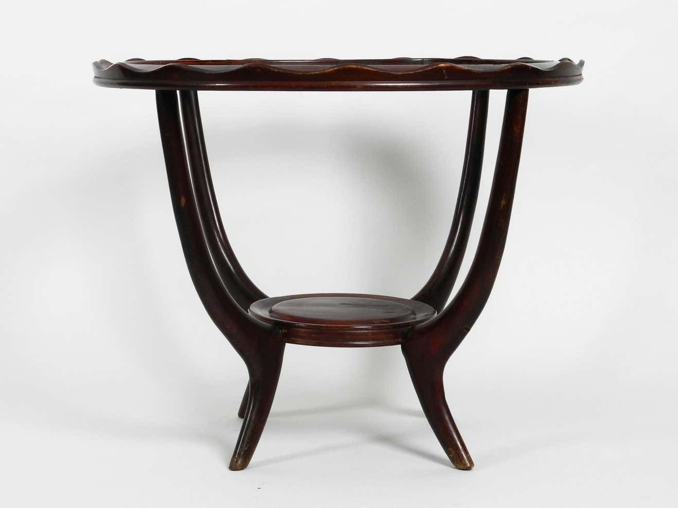 Original Midcentury Chess And Side Table Made Of Wood And Glass From Italy photo Furniture