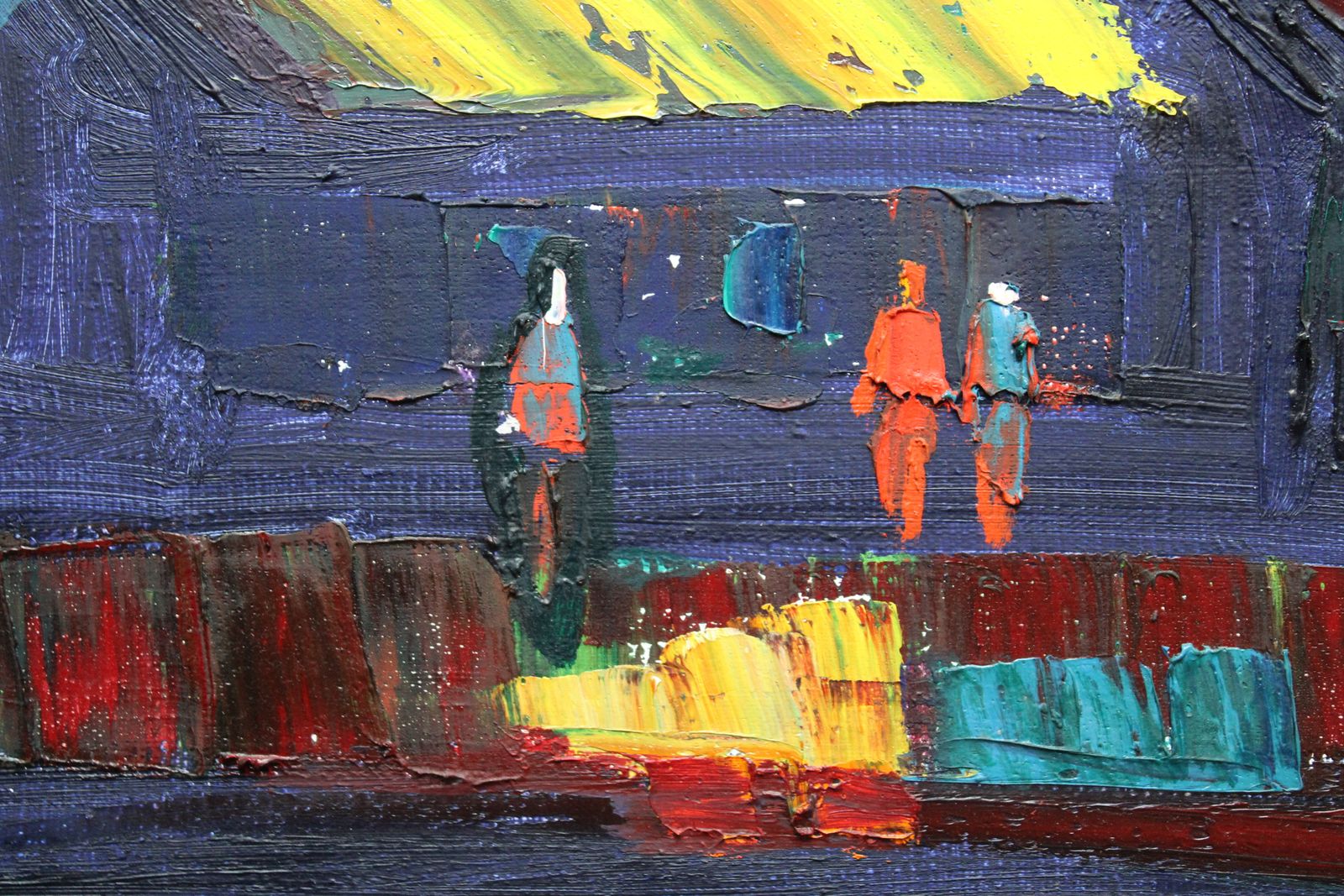 Valdis Bush Millennium 1976., Oil On Canvas photo Art