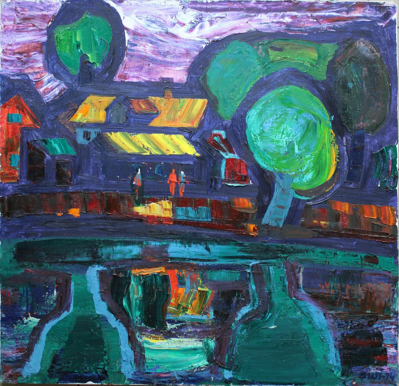 Valdis Bush Millennium 1976., Oil On Canvas