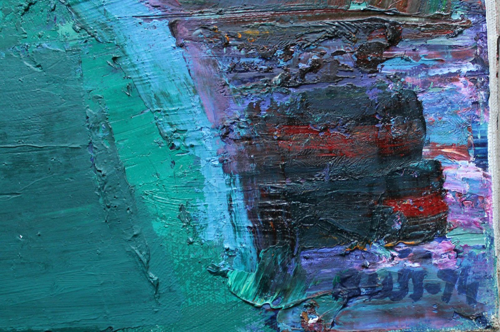 photo for sale Valdis Bush Millennium 1976., Oil On Canvas
