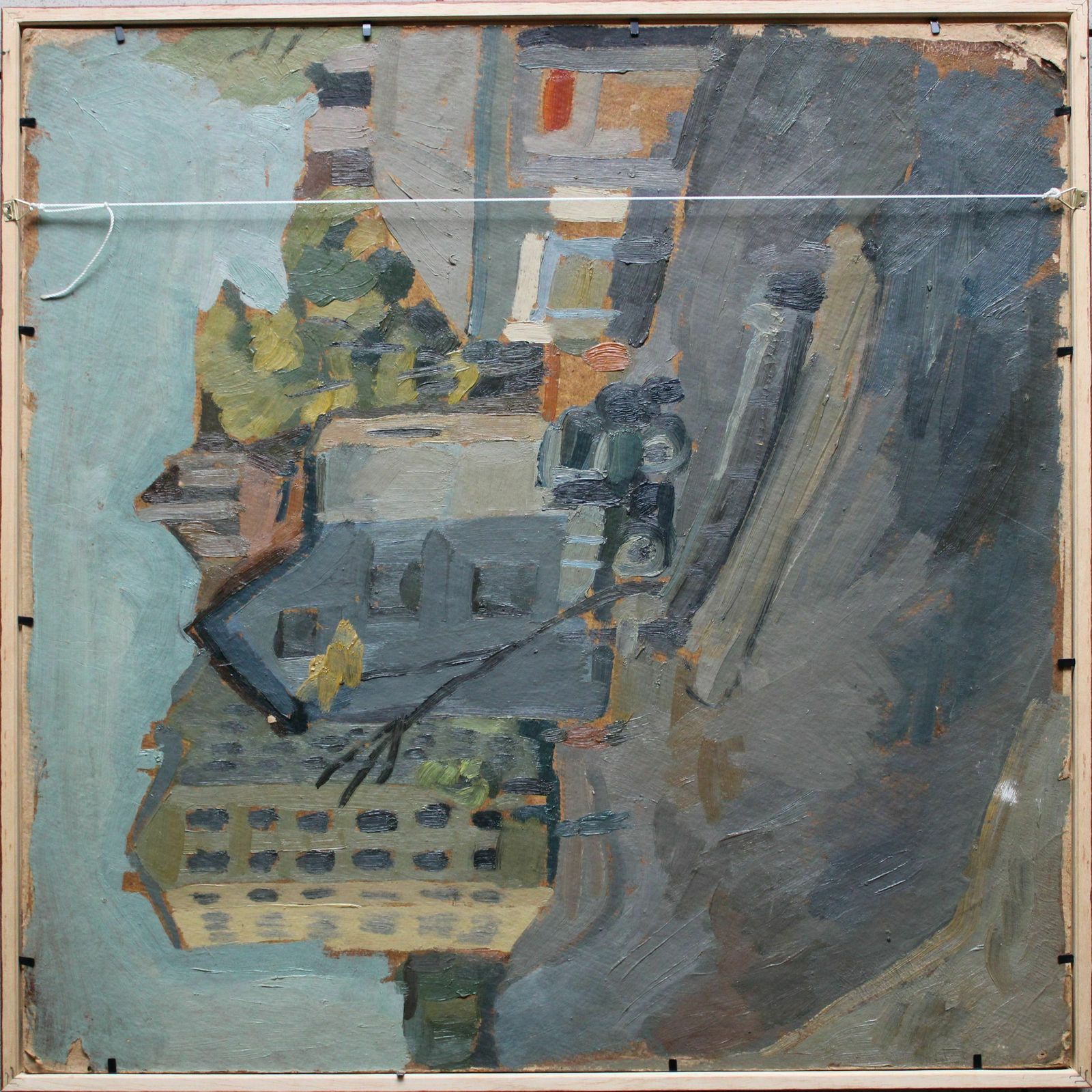 Vladimir Glushenkov In The Garden. 1970s Cardboard, Tempera photo buy