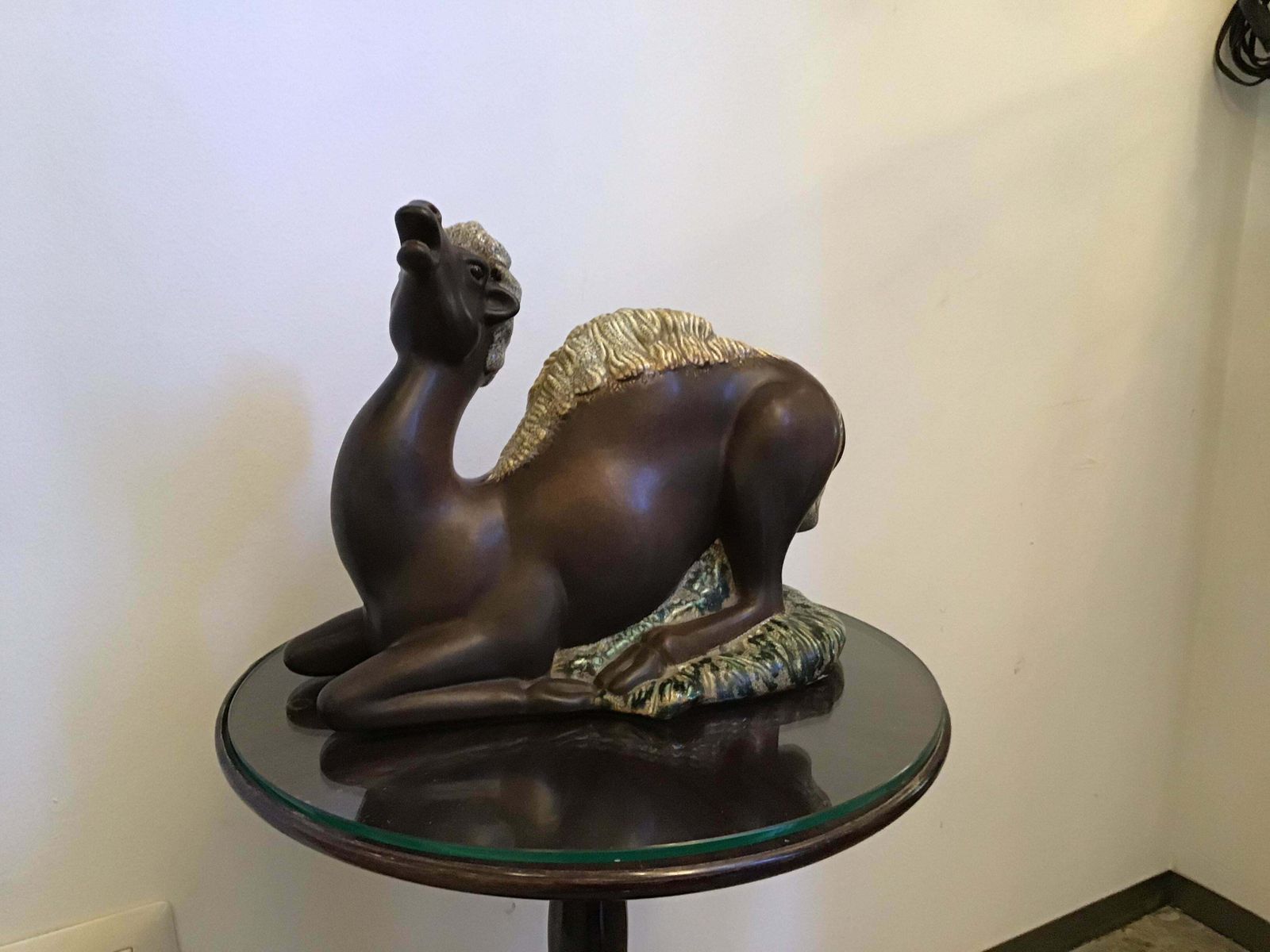 Richard Ginori Giovanni Gariboldi San Cristoforo Dromedary Ceramic, 1936, Italy photo vintage