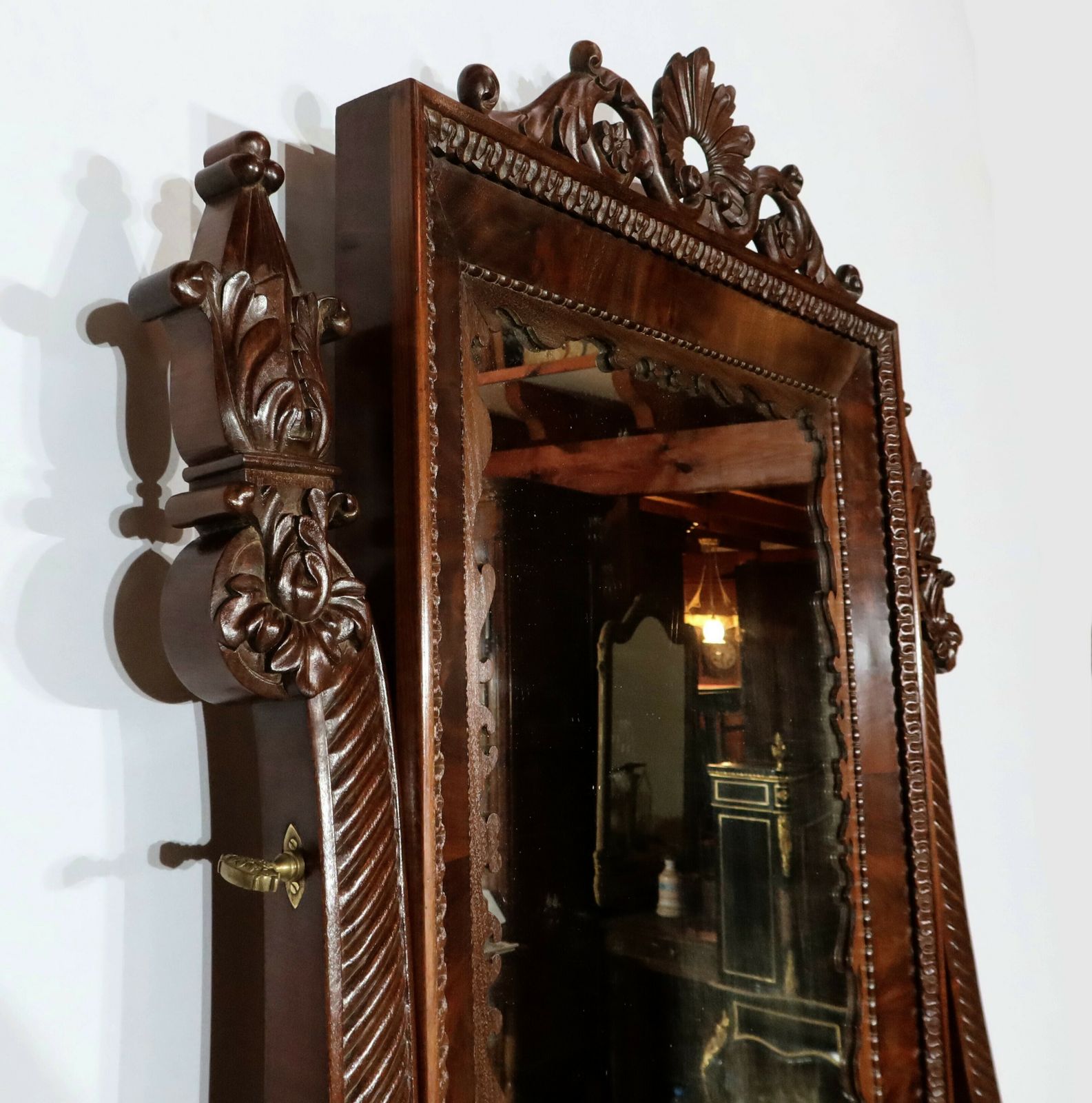 Important Writing Dresser In Mahogany, Restoration Period Early, 19th Century photo buy