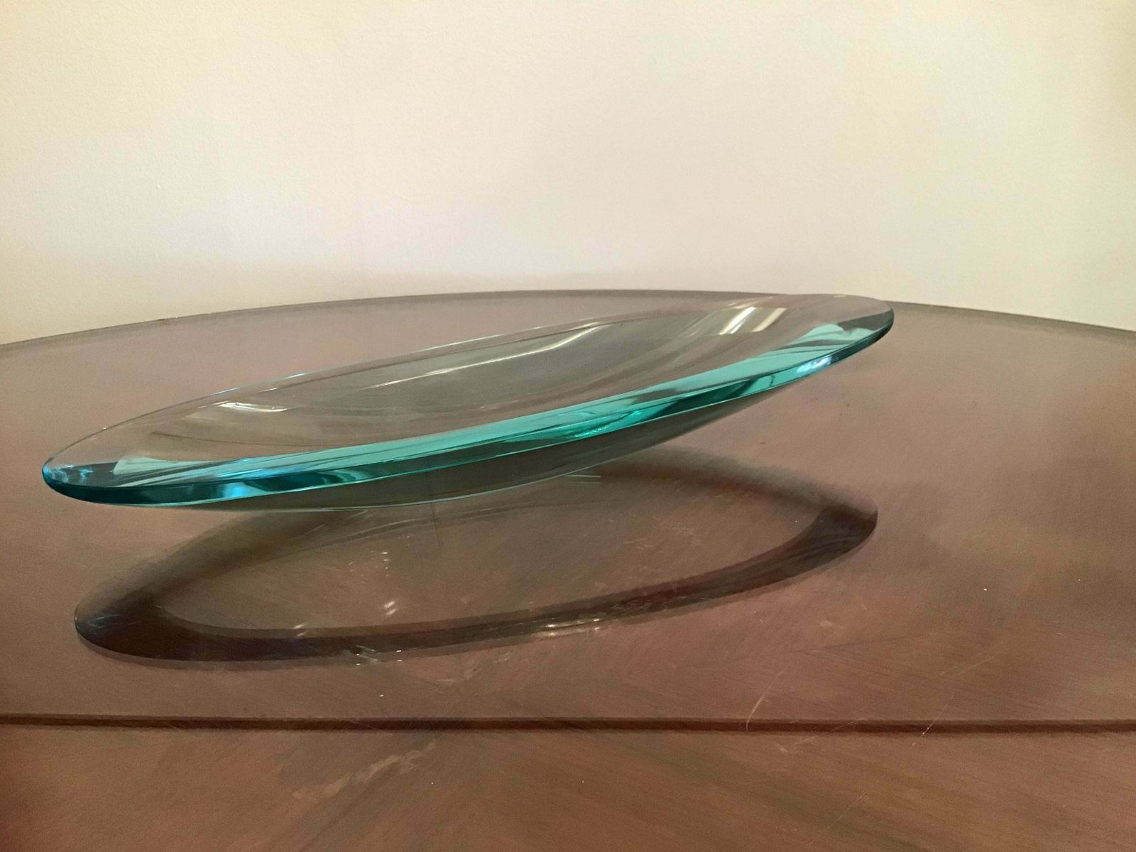photo buy Fontana Arte Centrepiece/Svuota Tasche Glass, 1950, Italy