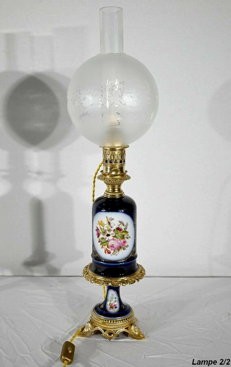 photo vintage Pair Of Neuburger Lemonon Lamps   Late 19th Century
